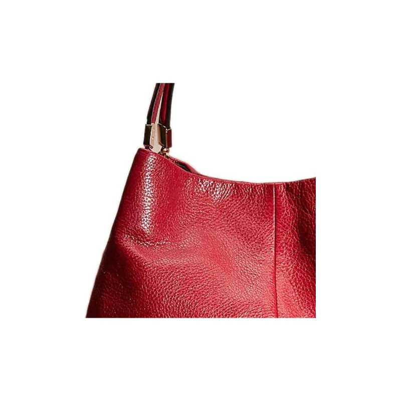 COACH Madison Leather Tote Bag Shopping Bag Handbag Shoulder Bag Large Size Women's Vintage Red-2
