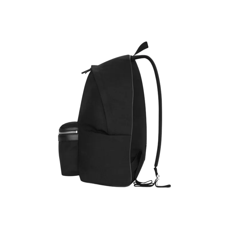 SAINT LAURENT City Fabric Backpack Women's Black-1