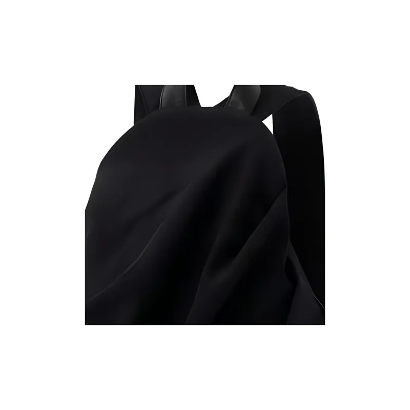 Yohji Yamamoto Wool Gabardine Backpack Unisex Black-2