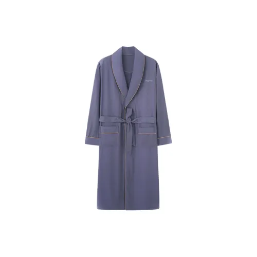 Huggy Kissy Pajama Robe Men's Dark Gray