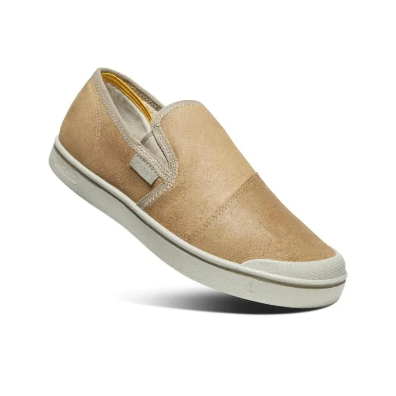 KEEN ELDON Shock Absorbers Low Top Skateboard Shoes Men's Beige Brown-1