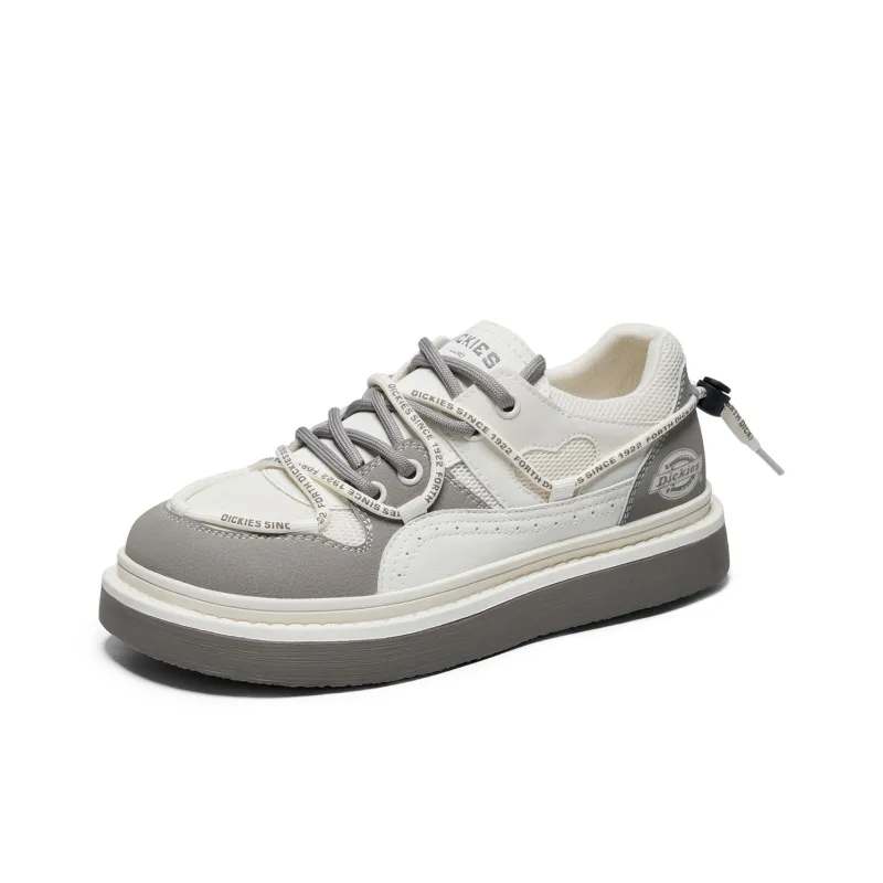 Dickies Low Top Skateboard Shoes Women's Beige Gray-1