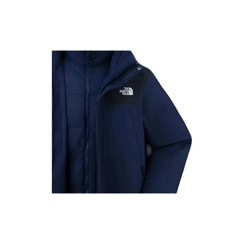 THE NORTH FACE City Outdoor Collection Hiking Waterproof And Windproof To Keep Warm Windbreaker Jacket Men's Peak Blue-3