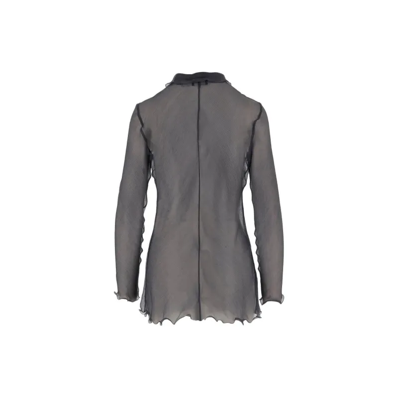 GIORGIO ARMANI Silk Crépon Shirt-1