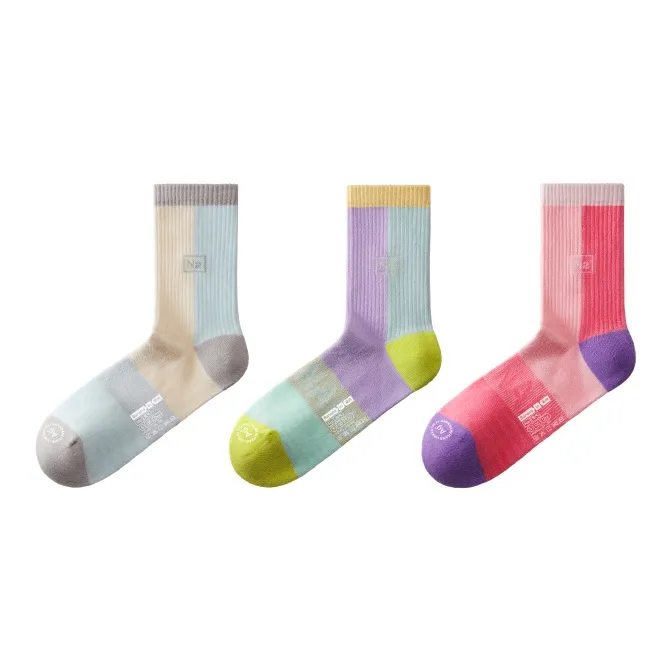 Bananain Mid Calf Socks Women's 3 Pack-6