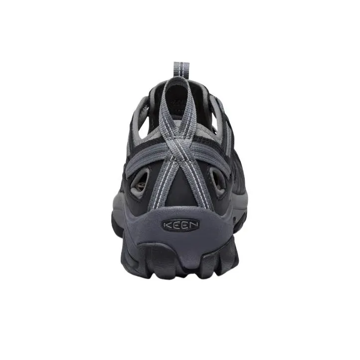 KEEN Cushioning Slip Resistant Low Top Hiking Shoes Men's Black Gray-4