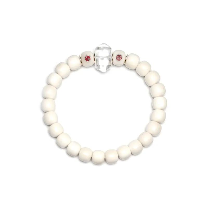 MOUNTAINS AND MANS White Jade Bodhi Bracelets Unisex-6