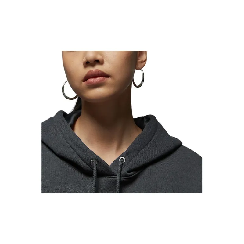JORDAN Flight Fleece Women's Cropped Satin Lined Hoodie-3