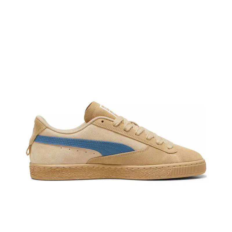 SUEDE x PUMA Mercedes AMG Petronas Motorsport Anti Slip Wear Resistant Low Top Skateboard Shoes Men's Brown-1