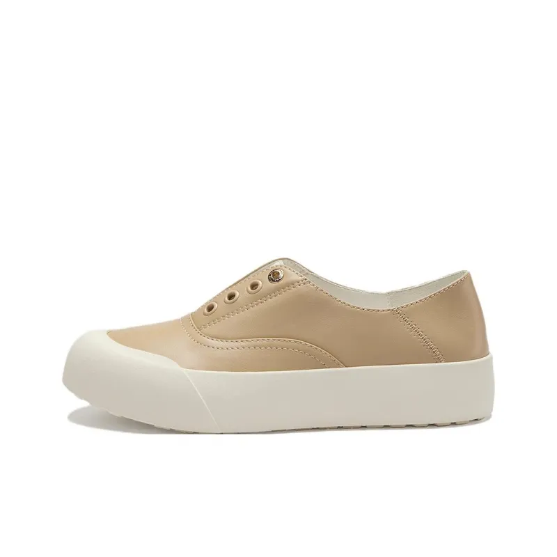 Le Saunda Low Top Skateboard Shoes Women's Solid Color-12