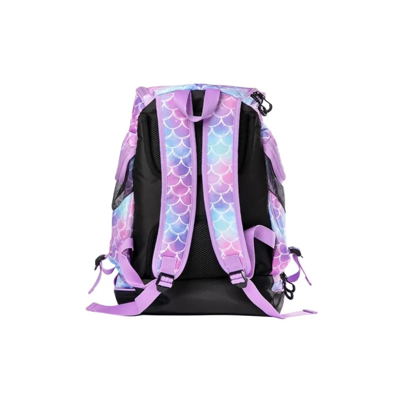 ZOKE Fabric Backpack Women's Pink Purple Mermaid-2