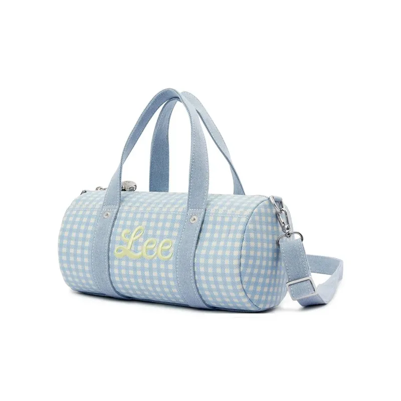 Lee Fabric Shoulder Bag, Crossbody Bag, Handbag Regular Women's Light Blue Plaid-1