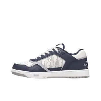 DIOR B27 Uptown DIOR AND HYLTON NEL Low Top Skateboard Shoes Men's Blue