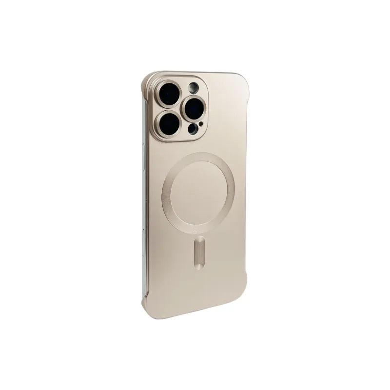 Wei Xin Acrylic Material Magnetic Bezel less Phone Cases Compatible With IPhone 16/15 Pro Max/Apple 13/14 Pro/Max-22