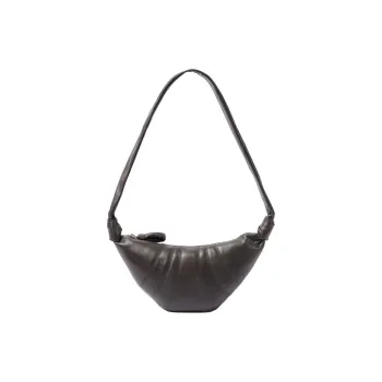 Lemaire Croissant Series Leather Croissant Bag Shoulder Bag Small Size Women's Brown