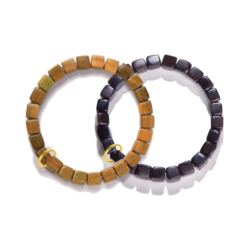JINGCHENGGOU Green Sandalwood Bracelets Unisex-6