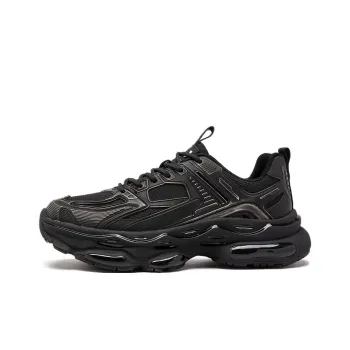JOSINY Interstellar Odyssey Wear Resistant Height Increasing Low Top Chunky Sneakers Men's Black
