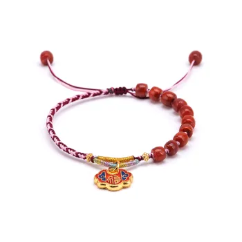 Listen To The Flowers Bloom Agate Bracelets Unisex