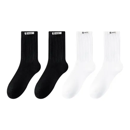 MIIOW Knee High Socks Unisex 4 Pack