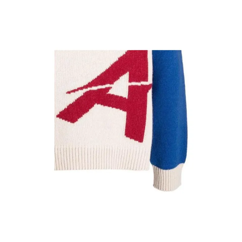 EMPORIO ARMANI Sustainable Collection Sweaters Men Red Blue-4