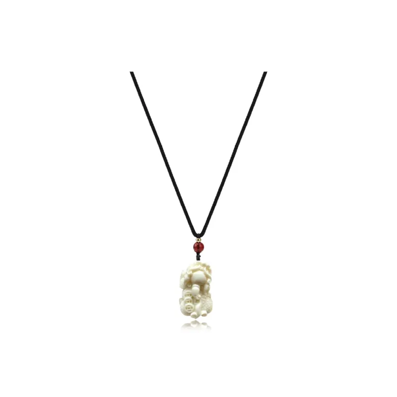 JUICY GRAPE Ivory Nut Necklaces Unisex-0