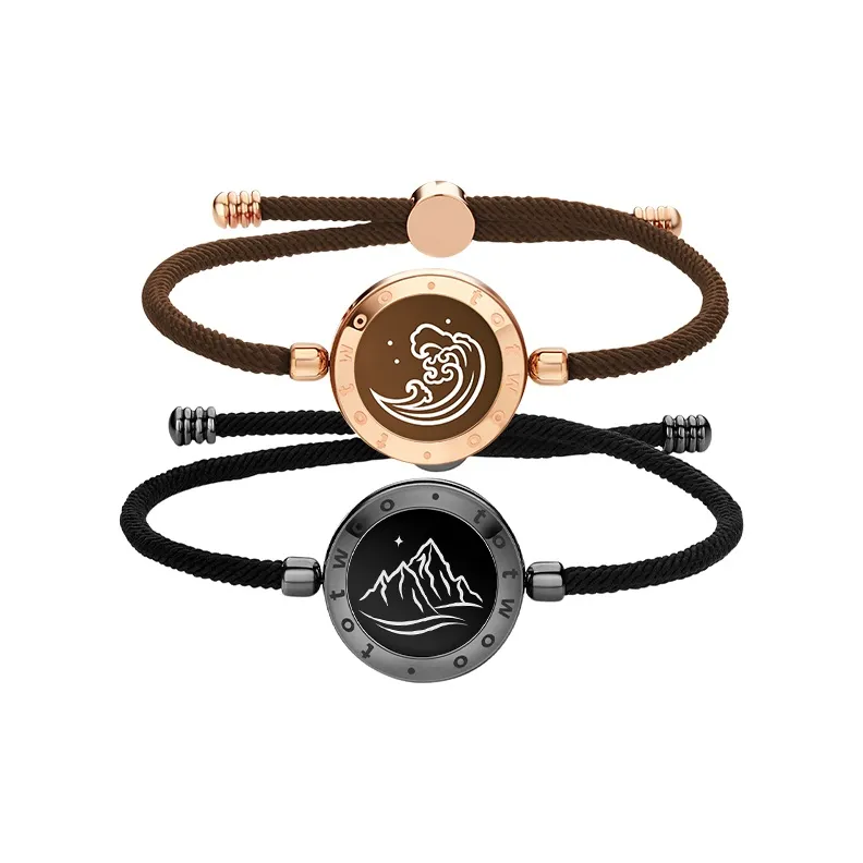 TOTWOO Drawstring/Milanese Cord Bracelet Pair Unisex-4