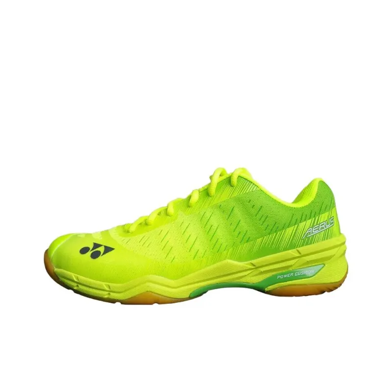 YONEX POWER CUSHION AERUS Anti Slip Wear Resistant Low Top Badminton Shoes Unisex Yellow-0