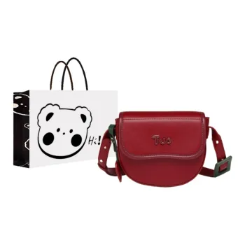 NX DOUGHNUT PU Saddle Bags Shoulder Bags Women's Red