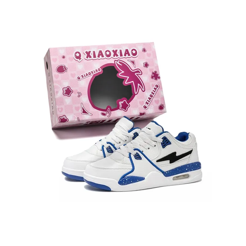 Circle Small Anti-Slip Wear-Resistant Lightweight Breathable Low-Top Skateboard Shoes Unisex Box Included-5