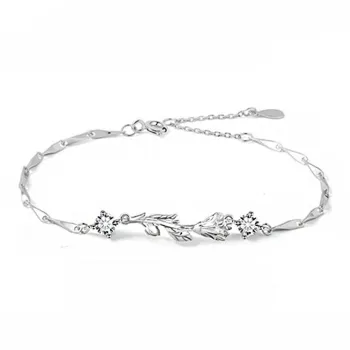 FROMLOVER 925 Sterling Silver Bracelets Women's