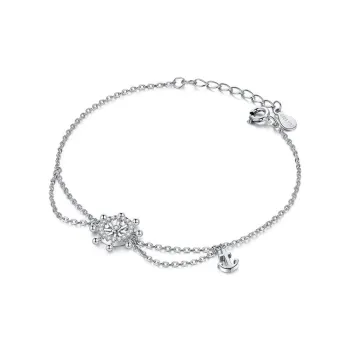 FROMLOVER 925 Sterling Silver Bracelets Women's