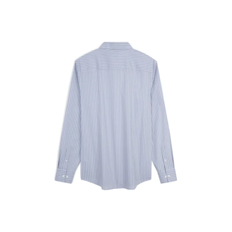 CALVIN KLEIN Shirt Men's Blue Background Stripes-1
