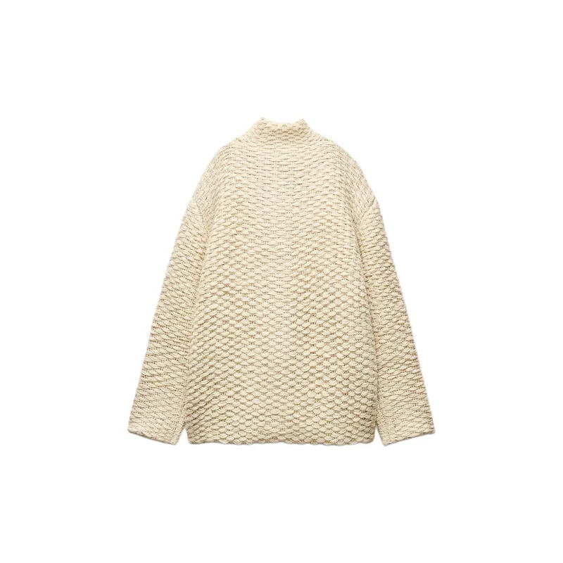 ZARA Knitwear Women's Raw White-1