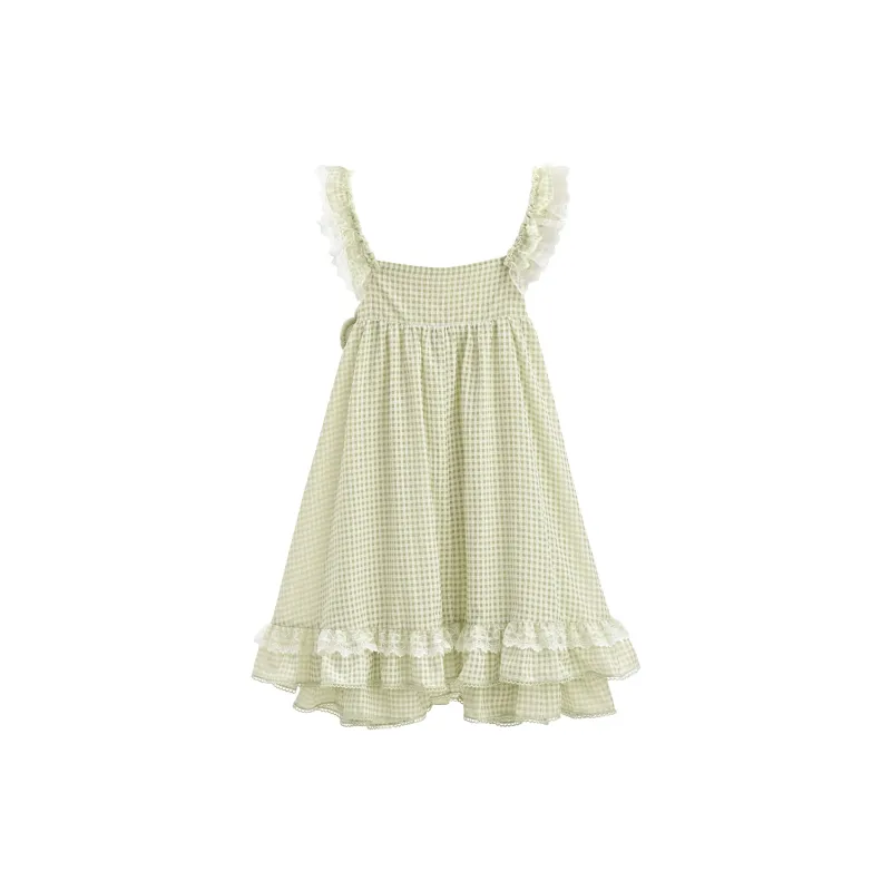 SNBL Slip Dresses Women's Green-1