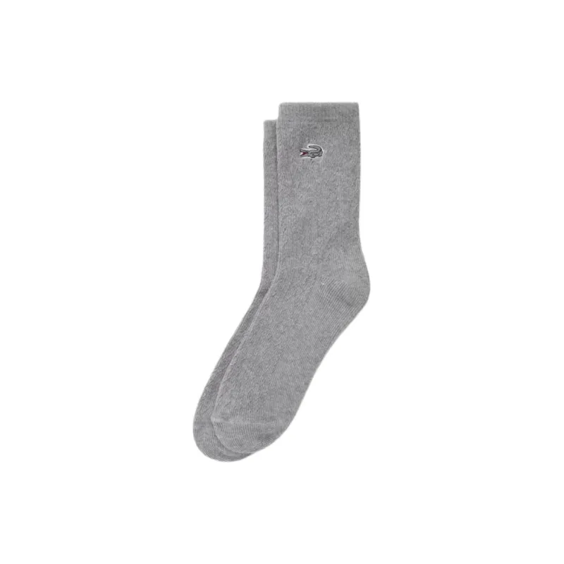 LACOSTE Mid Calf Socks Women's 1 Pack Gray-0