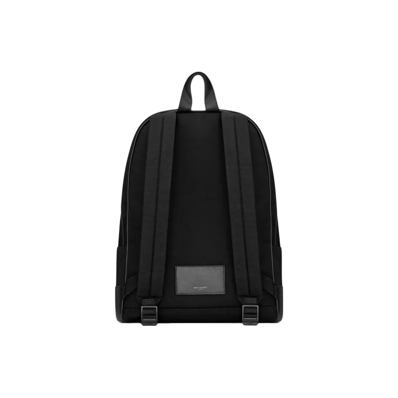 SAINT LAURENT City Nylon Backpack Men's Black-2