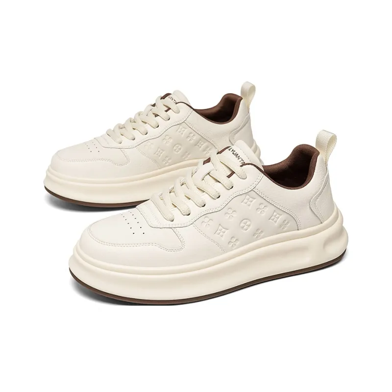 Desert Ram Slip Resistant Cushioning Wear Resistant Lightweight Height Increasing Low Top Skateboard Shoes Men's-8