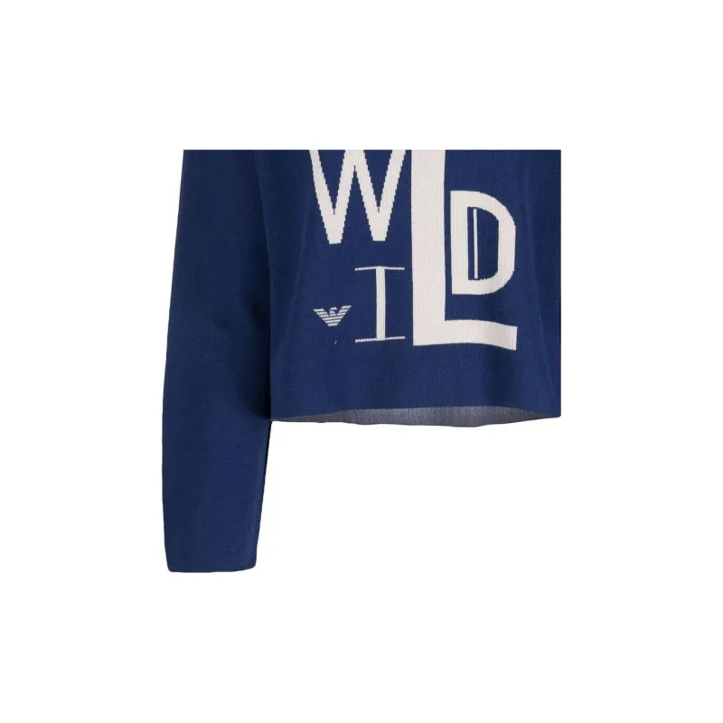 EMPORIO ARMANI SS23 Sweater Women's Royal Blue-2