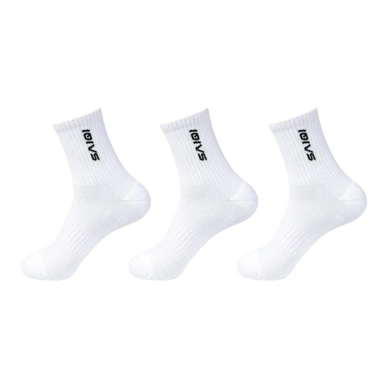 SAIQI Mid Calf Socks Men's 3 Pack-0
