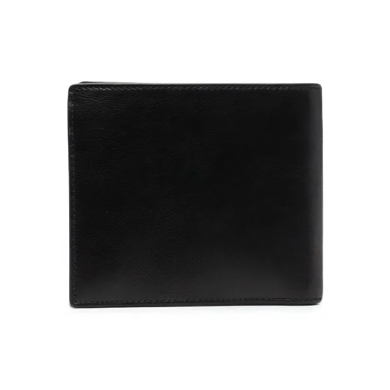 OFF WHITE Leather Wallet Men's Black-1