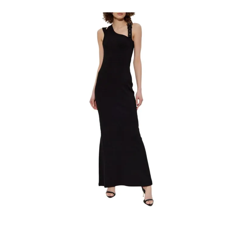 VERSACE JEANS COUTURE SS25 Sleeveless Dress Women's Black-1
