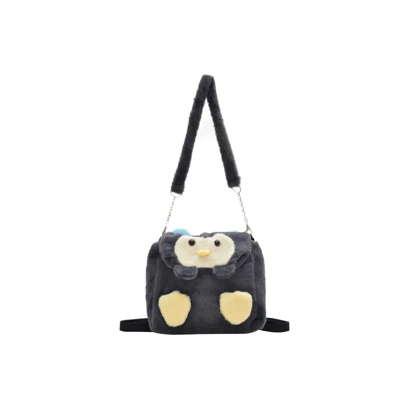 Yalu Plush Shoulder Bag Backpack Regular Women's Penguin/Sheep-1