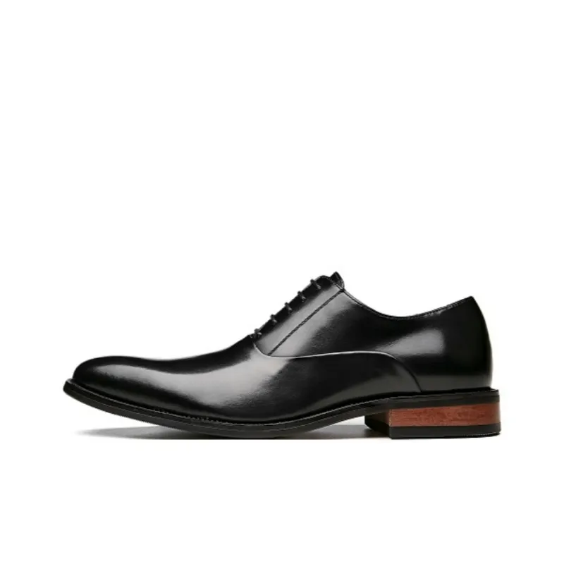 Kaltendin Business Commute Versatile Trendy Comfortable Minimalist Style Elegance Dress Shoes Men's-1