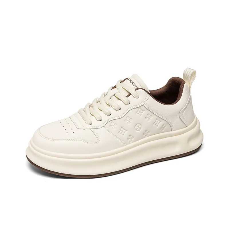 Desert Ram Slip Resistant Cushioning Wear Resistant Lightweight Height Increasing Low Top Skateboard Shoes Men's-7