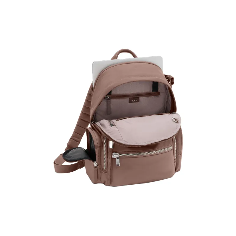 TUMI Nylon Backpack Medium Size Unisex Light Brown-1