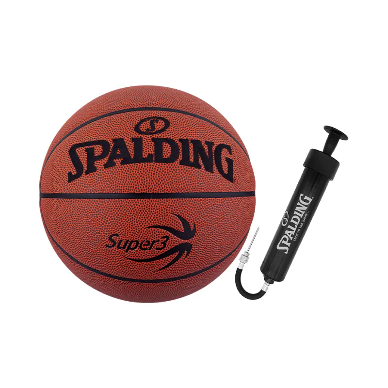 SPALDING SUPER3 Super League Series Hard Surface PU Basketball Brown Size 7 Ball Training Match Unisex-5
