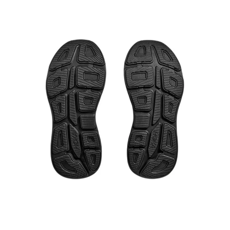 HOKA ONE ONE Bondi 9 Anti Slip Wear Resistant Low Top Casual Running Shoes Men's Black-4