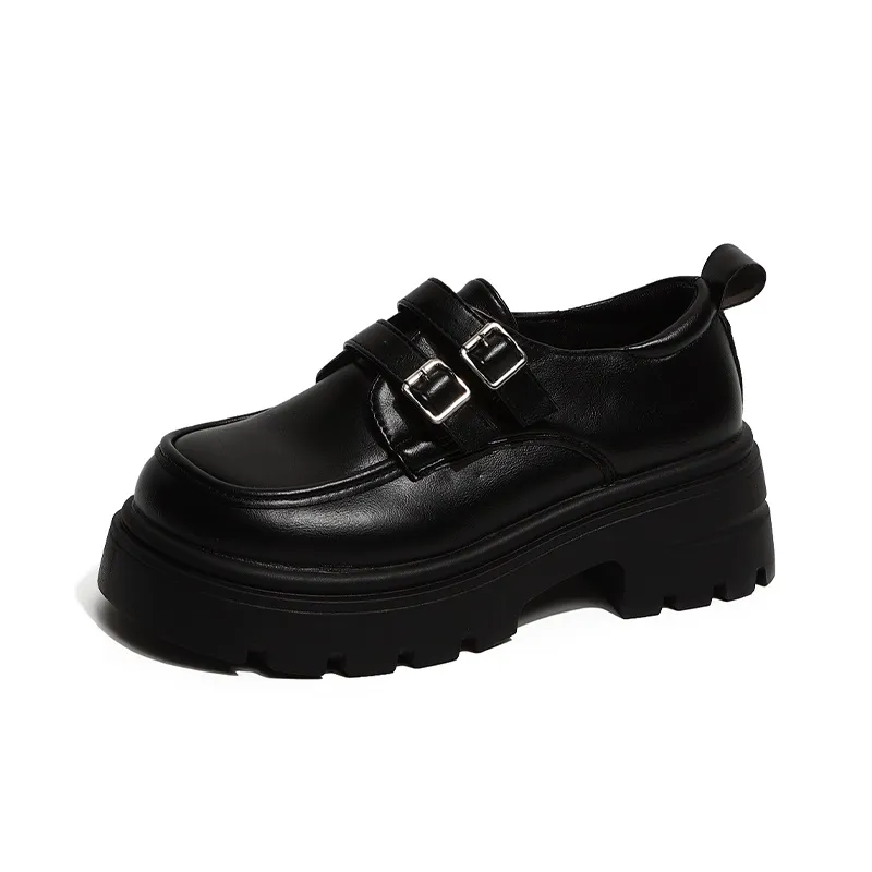 FANNAISHI Loafers 5.5cm Women's Black-8