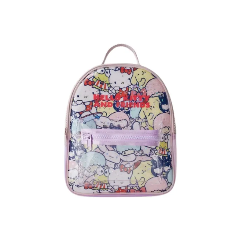 ZARA Sanrio/Sanrio Collaboration Polyester Backpack Mini Kids' Light Beige Yellow-0