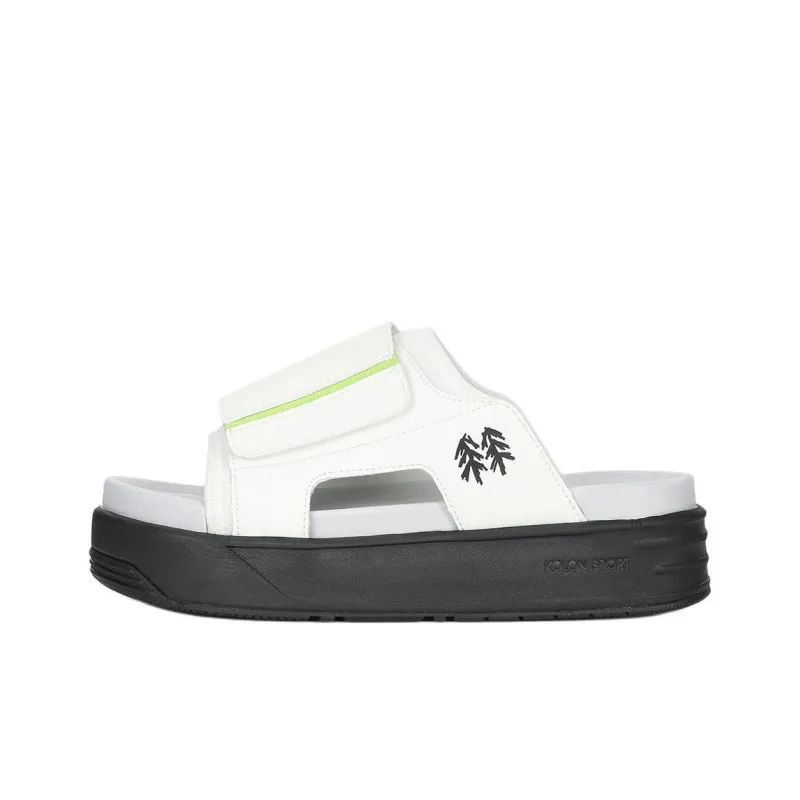 KOLON SPORT Camp Slip Resistant Slide Slippers Women's White-0